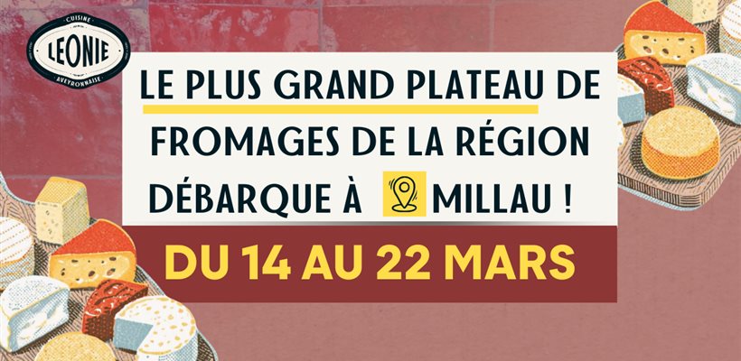 Le plus grand plateau de fromages de l’Aveyron chez Léonie